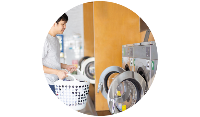 Máquina de lavar da RomaRomi Lavanderia